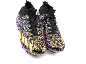 Sportaç 102 Garson Krampon Çoraplı - Rugan/Siyah/Mor Sarı - Sportaç