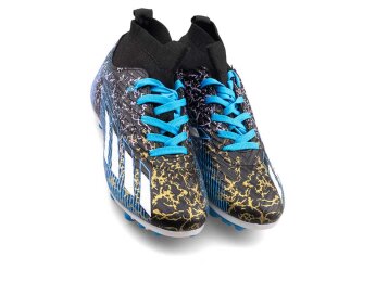 Sportaç 102 Garson Krampon Çoraplı - Siyah/Beyaz/Puma/Mavi - 2