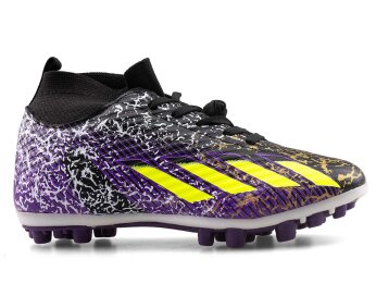 Sportaç 102 Garson Krampon Çoraplı - Siyah/Sarı/Mor - Sportaç