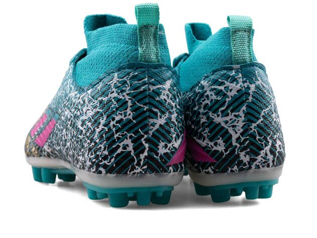 Sportaç 102 Garson Krampon Çoraplı - Turkuaz/Fuşya/Siyah - 3