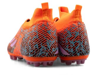 Sportaç 102 Garson Krampon Çoraplı - Turuncu/Lila/Siyah - 7