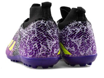 Sportaç 102 Merdane Halısaha Çoraplı - Rugan/Siyah/Mor Sarı - 3