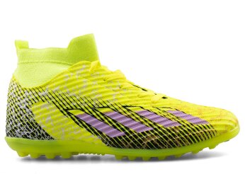 Sportaç 102 Merdane Halısaha Çoraplı - Sarı/Lila/Siyah - Sportaç