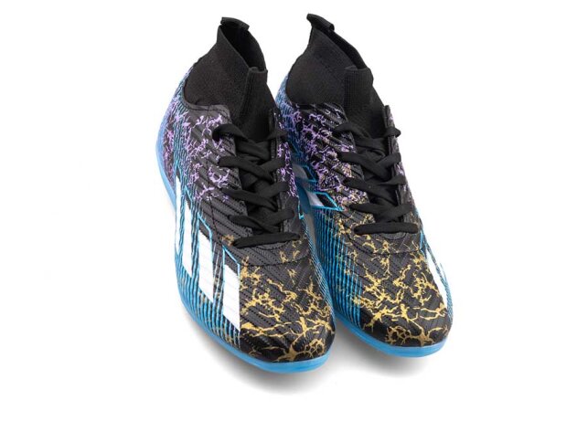 Sportaç 102 Merdane Halısaha Çoraplı - Siyah/Beyaz/Puma/Mavi - 2