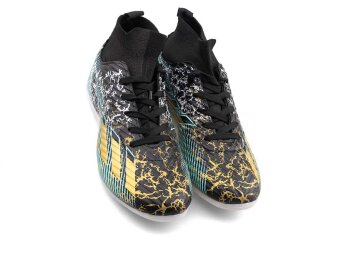 Sportaç 102 Merdane Halısaha Çoraplı - Siyah/Gold/Su Yeşili - 2