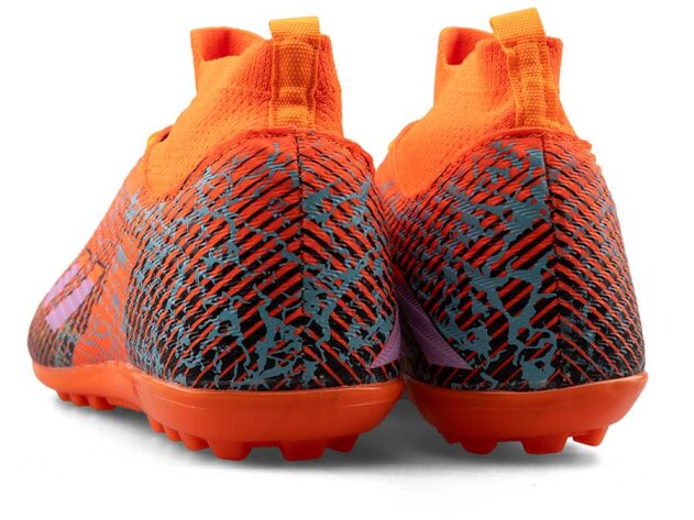 Sportaç 102 Merdane Halısaha Çoraplı - Turuncu/Lila/Siyah - 3