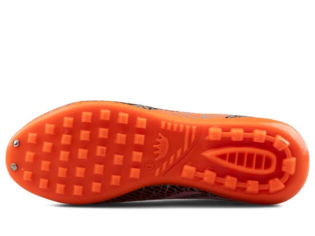 Sportaç 102 Merdane Halısaha Çoraplı - Turuncu/Lila/Siyah - 4