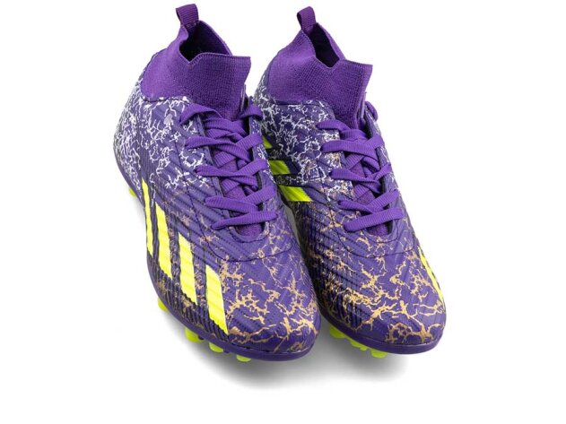 Sportaç 102 Merdane Krampon Çoraplı - Mor/Sarı - 2