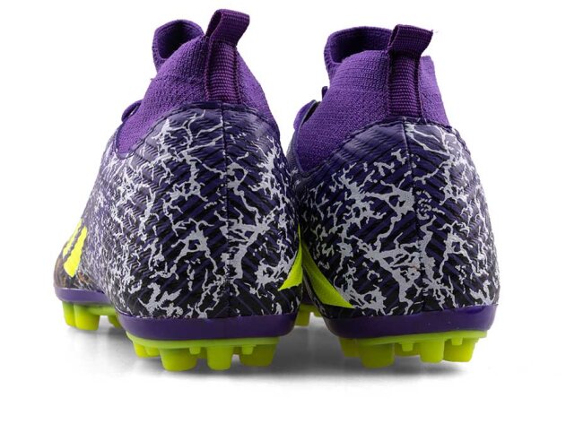 Sportaç 102 Merdane Krampon Çoraplı - Mor/Sarı - 3