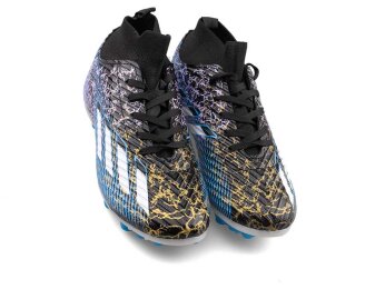 Sportaç 102 Merdane Krampon Çoraplı - Rugan/Siyah/Beyaz/Mavi - 2