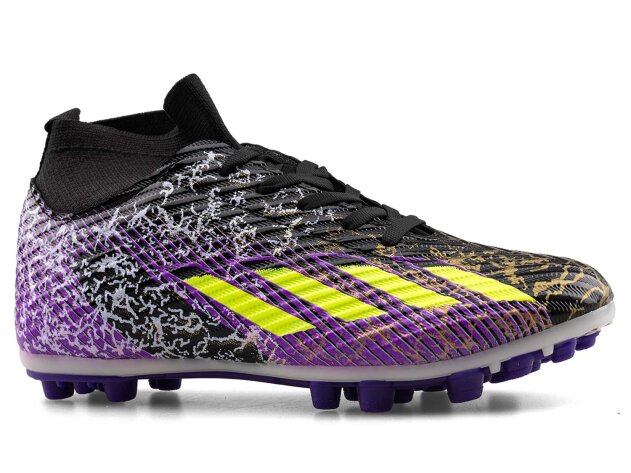 Sportaç 102 Merdane Krampon Çoraplı - Rugan/Siyah/Mor Sarı - 1