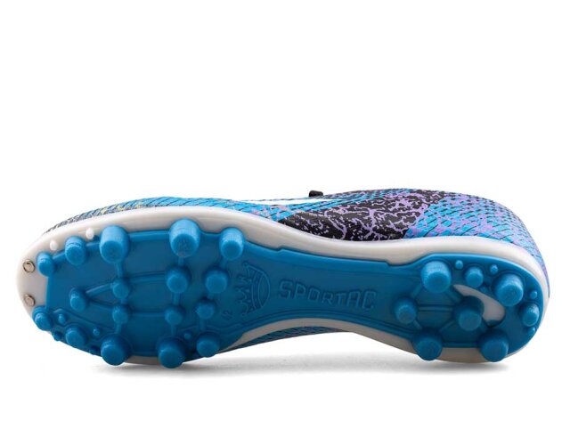 Sportaç 102 Merdane Krampon Çoraplı - Siyah/Beyaz/Puma/Mavi - 4