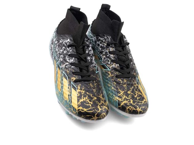 Sportaç 102 Merdane Krampon Çoraplı - Siyah/Gold/Su Yeşili - 2