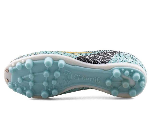 Sportaç 102 Merdane Krampon Çoraplı - Siyah/Gold/Su Yeşili - 4