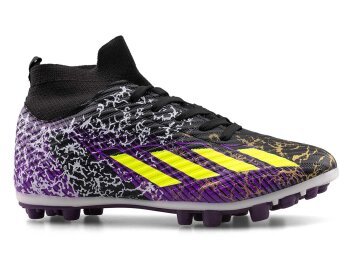 Sportaç 102 Merdane Krampon Çoraplı - Siyah/Sarı/Mor - 1