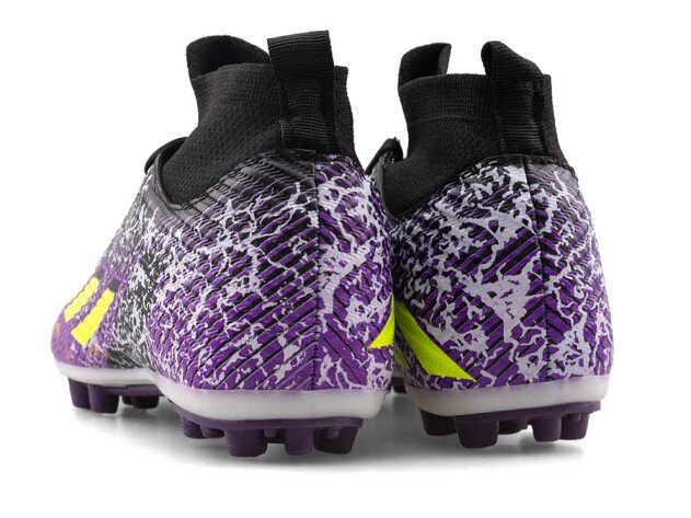 Sportaç 102 Merdane Krampon Çoraplı - Siyah/Sarı/Mor - 3