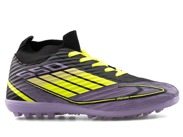 Sportaç 103 Garson Halısaha Çoraplı - Siyah/Sarı/Lila - 1