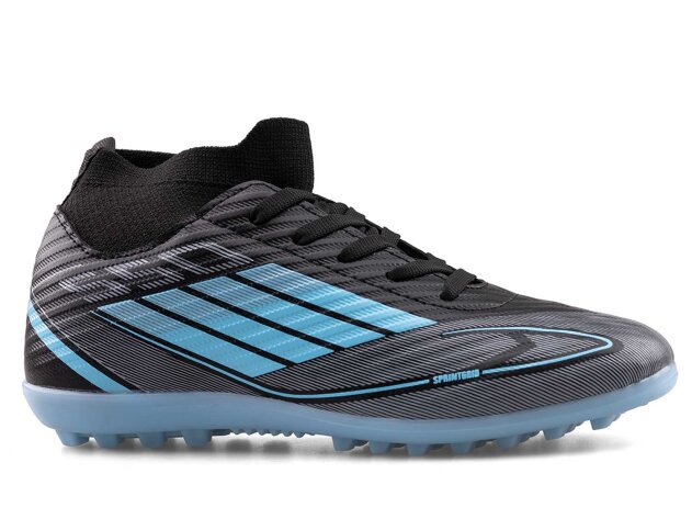 Sportaç 103 Garson Halısaha Çoraplı - Siyah/Turkuaz/Mavi/Gri - 1