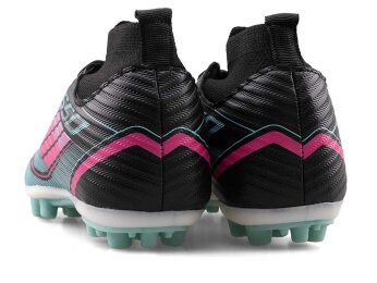 Sportaç 103 Garson Krampon Çoraplı - Siyah/Fuşya/Su Yeşili - 3