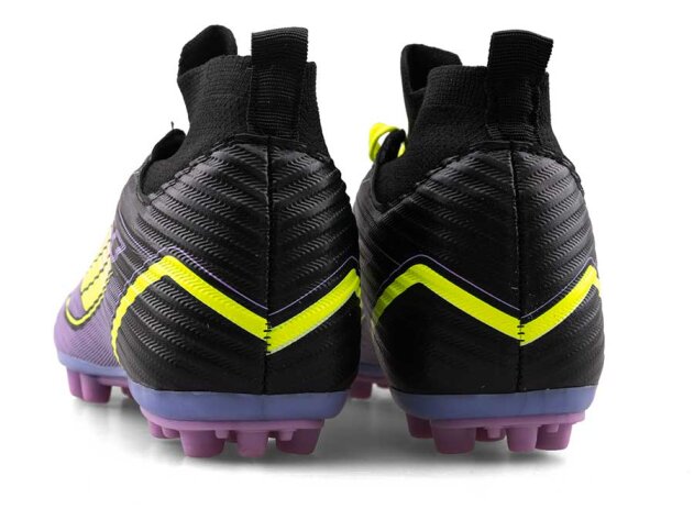 Sportaç 103 Merdane Krampon Çoraplı - Siyah/Sarı/Lila - 3