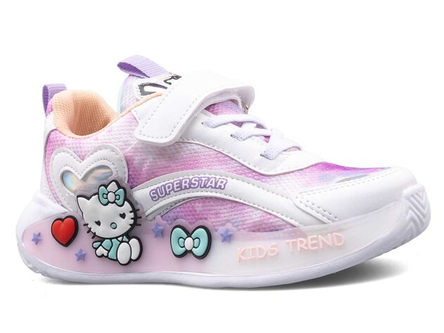 Superstar 010 Patik Anrk - 9 Beyaz/Lila/Gümüş - 1