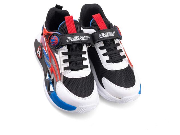 Superstar 024 Patik Anrk - 1 Beyaz/Kırmızı/Sax - 2