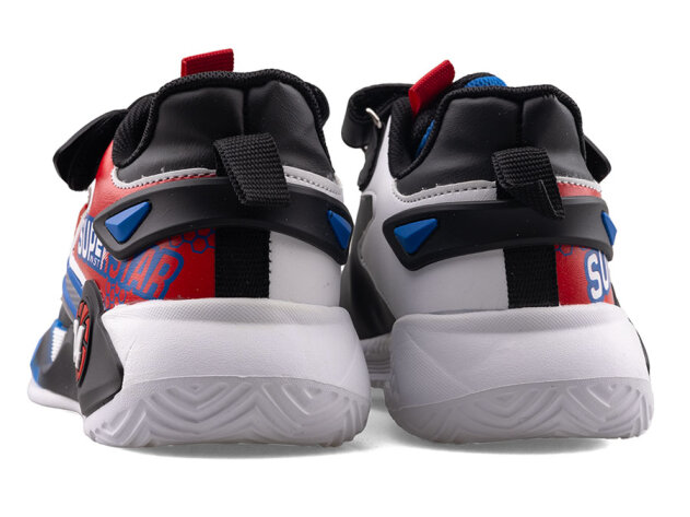 Süperstar 024 Patik Cilt - 1 Beyaz/Kırmızı/Sax - 3