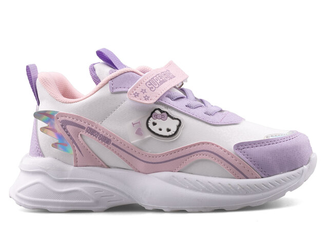 Superstar 1907 Patik Cilt Işıklı - 3 Lila/Beyaz/Pembe - 1