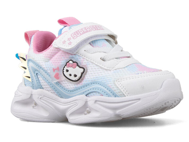Superstar 305 Bebe Anrk Işıklı - 4 Beyaz/B.Mavi - 5