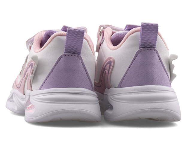 Superstar 305 Bebe Cilt Işıklı - 3 Lila/Beyaz/Pembe - 3