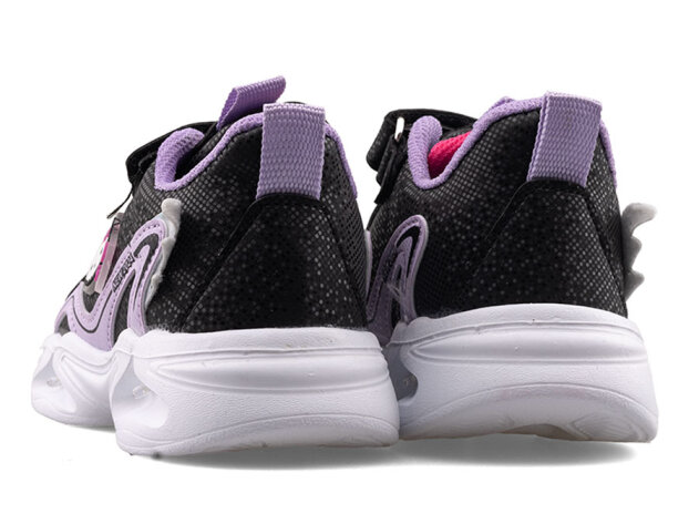 Superstar 305 Bebe Cilt Işıklı - 6 Siyah/Lila/Fuji - 3