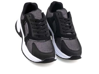 Tempo 9782 Zenne Cilt Simli - Siyah/Beyaz/Beyaz - Tempo