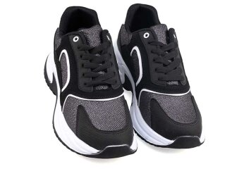 Tempo 9782 Zenne Cilt Simli - Siyah/Beyaz - Tempo