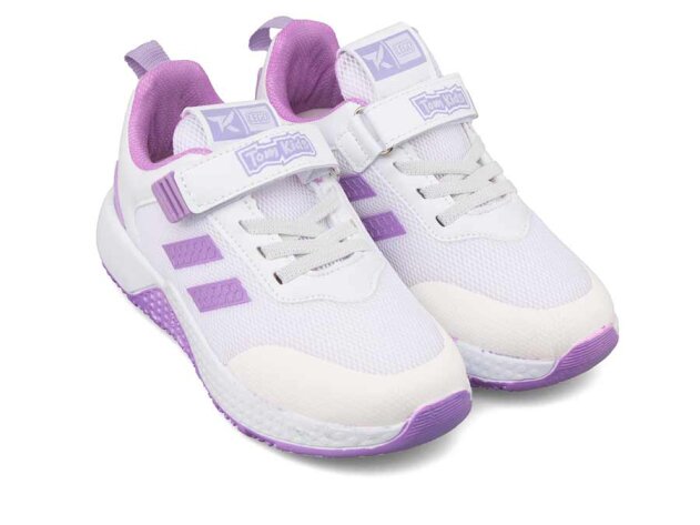 Tomkids 018 Patik Anrk - Beyaz/Lila - 2