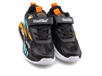 Tomwins 004 Patik Cilt - 1 Siyah/Su Yeşili/Oranj - 2