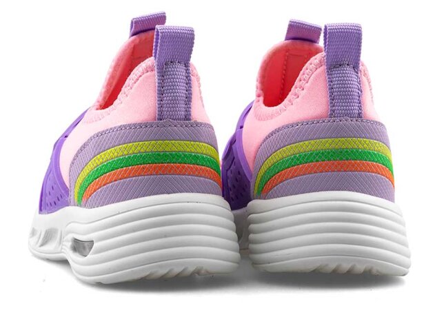 Toom 135 Patik Anrk Işıklı Aqua - Pembe/Lila - 3