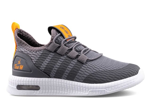 Toom T3434 Patik Triko Işıklı - Füme/Oranj - 1