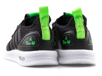 Toom T3434 Patik Triko Işıklı - Siyah/F. Yeşil - 3