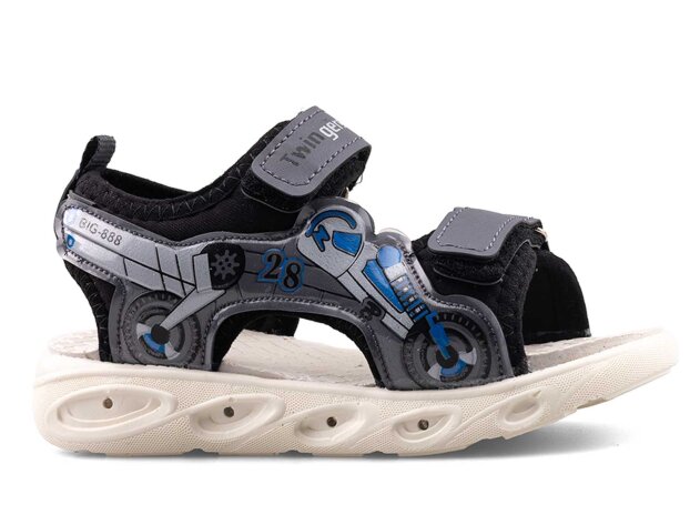 Twingers 2020 Patik Sandalet - Siyah/Füme - 1