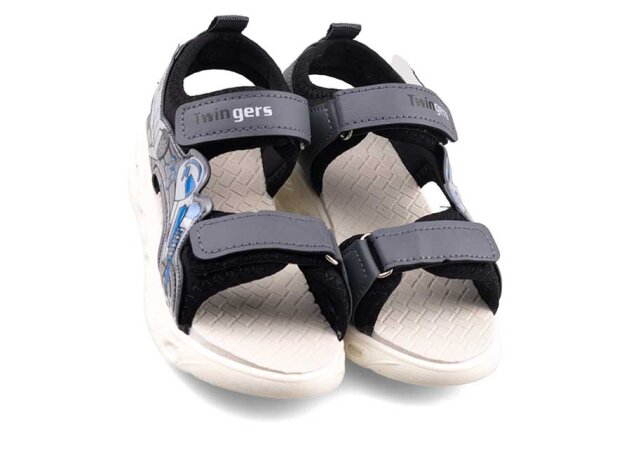 Twingers 2020 Patik Sandalet - Siyah/Füme - 2