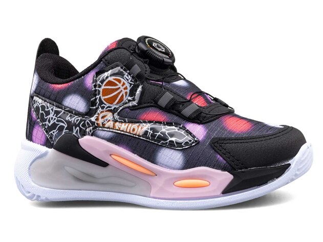 Twingers 2027 Patik Su İtici - Siyah/Pembe (Benekli) - 1