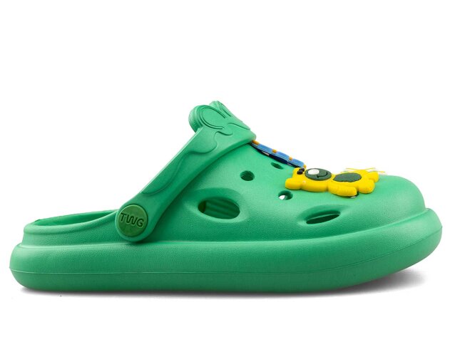 Twingo 202 Filet Terlik Emojili (POŞETLİ) - Çimen Yeşili - 1