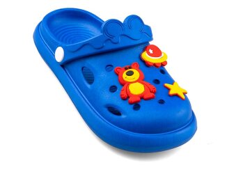 Twingo 202 Filet Terlik Emojili (POŞETLİ) - Saks/Mavi - 2