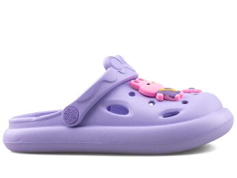 Twingo 202 Patik Terlik Emojili (POŞETLİ) - Lila - 1