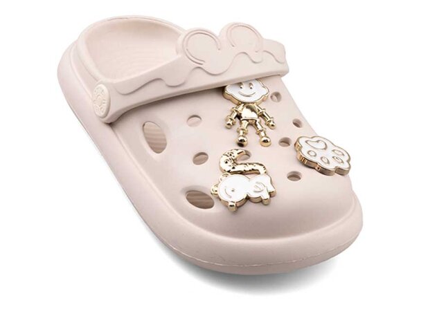 Twingo 202 Patik Terlik Taşlı (POŞETLİ) - Ekru - 2