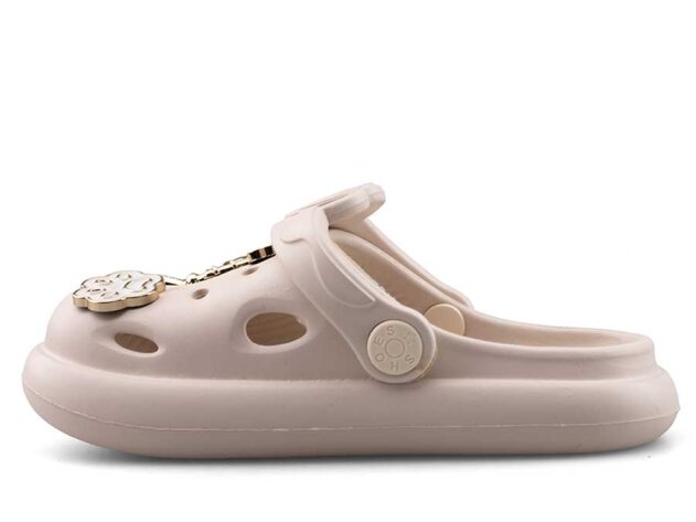 Twingo 202 Patik Terlik Taşlı (POŞETLİ) - Ekru - 3