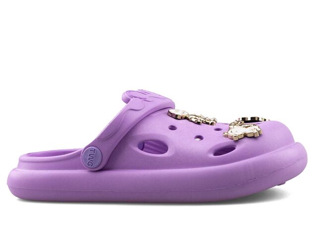 Twingo 202 Patik Terlik Taşlı (POŞETLİ) - Lila - 1