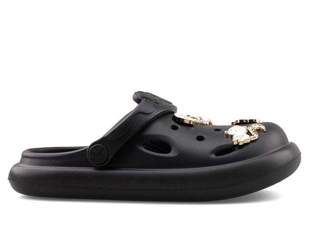 Twingo 202 Patik Terlik Taşlı (POŞETLİ) - Siyah - 1