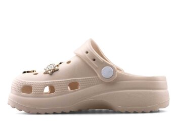 Twingo 205 Filet Terlik Taşlı - Ekru - 3