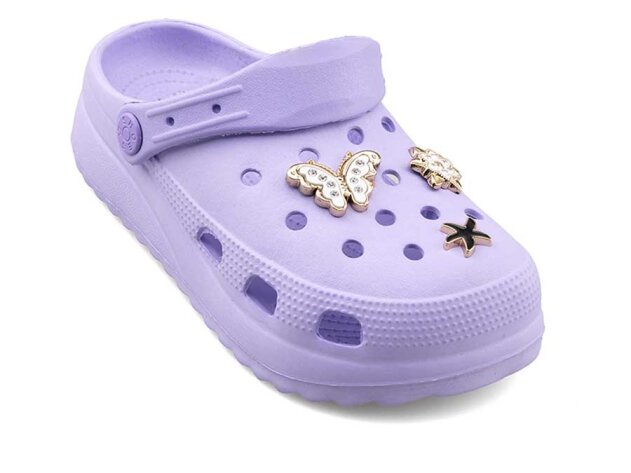 Twingo 205 Filet Terlik Taşlı - Lila - 2